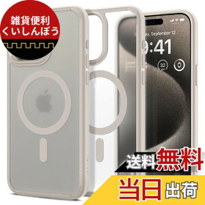 �y���������zSpigen �y�n��18�N�̋Z�p�́z iPhone 15 Pro Max �P�[�X ������ MagSafe�Ή� �ČRMIL�K�i �E���g���E�n�C�u���b�h�E�}�O�t�B�b�g ACS7210 (�t���X�g�E�i�`�������E�`�^�j�E��)