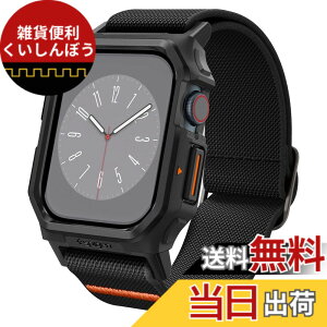 �y���������zSpigen Apple Watch 10 42mm �P�[�X AppleWatch10 �Ή� �P�[�X �o���h ��̌^ �R���p�`�u�� �\�����[�v �X�|�[�c �����\ �t�@�u���b�N ���C�g�E�t�B�b�g�E�v�� ACS08594 (�}�b�g�u���b�N)