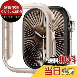 �y���������zSpigen Apple Watch 10 �P�[�X 42mm AppleWatch10 �Ή� ���� �Ռ� �z�� �ȒP�Ȏ��t�� �����^ �V���v�� �X���� �y�� �ی�J�o�[ �A�b�v���E�H�b�`�P�[�X �V���E�t�B�b�g ACS08590 (�X�^�[���C