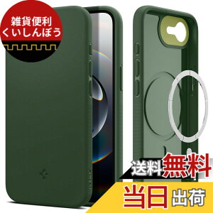 �y���������zSpigen �y�n��18�N�̋Z�p�́z iPhone 16e �P�[�X MagSafe�A�N�Z�T���[�Ή� �}�O�l�b�g���� �X�g���b�v�z�[�� �ČRMIL�K�i �i�m�|�b�v�E�}�O�t�B�b�g ACS09157 (�A�{�E�O���[��)