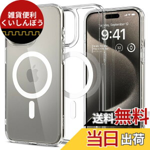 �y���������zSpigen �y�n��18�N�̋Z�p�́z iPhone 15 Pro Max �P�[�X �N���A MagSafe�Ή� �ČRMIL�K�i �E���g���E�n�C�u���b�h�E�}�O�t�B�b�g ACS06576 (�z���C�g)