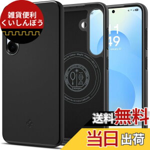 �y���������zSpigen �y�n��18�N�̋Z�p�́z Galaxy S25 �P�[�X ���^ MagSafe�Ή� �ϏՌ� �}�b�g�d�グ �y�� �ČRMIL�K�i�擾 2�d�\�� �w��h�~ Qi2���C�����X�[�d�Ή� �V���E�t�B�b�g ACS08993(�u���b�N)