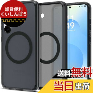 �y���������zSpigen �y�n��18�N�̋Z�p�́z Galaxy S25 �P�[�X MagSafe�Ή� ������ ���ϖh�~ �X�g���b�v�z�[�� �ČRMIL�K�i �E���g���E�n�C�u���b�h�E�}�O�t�B�b�g ACS09005 (�t���X�g�E�u���b�N)