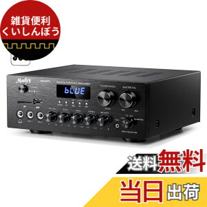 �y���������zMoukey �p���[�A���v �V�X�e�� �}�C�N�~�L�T�[ 220W Bluetooth�Ή� �f���A���`�����l���T�E���h�I�[�f�B�I�X�e���I���V�[�o�[ ���j�^�����O/USB�ASD�AAUX�AMIC IN/�G�R�[�A���W�I�ALCD-�z