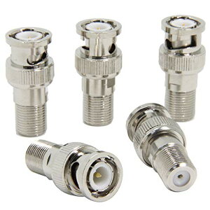 �y���������zBNC F�^ �ϊ� �R�l�N�^ 5�� F���X-BNC�I�X Wuernine ���ގ� BNC�^ F�^ �ϊ��v���O �A�_�v�^�[ �h�ƃJ���� �Ď��J���� �����P�[�u�� CCTV�Ȃ� �ڑ��p