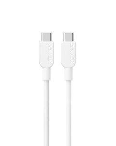�y���������zAnker 310 USB-C & USB-C �P�[�u�� 60W PD�Ή� MacBook Pro iPad Pro Galaxy S23 �� (0.9m �z���C�g)