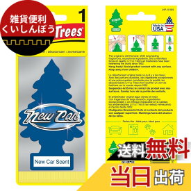【送料無料】Little Trees 吊下げ式 芳香剤 エアーフレッシュナー ニューカー U1P-10189