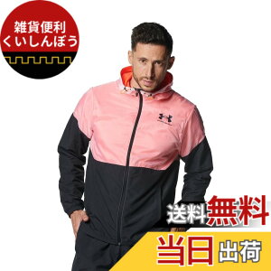 �y���������z[�A���_�[�A�[�}�[] UA MESH LINED WOVEN JACKET Black MD