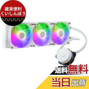 �y���������zCooler Master �V�^S����f���A���`�����o�[�|���v���� �uMasterLiquid L Core�v�V���[�Y360mm����CPU�N�[���[�E�z���C�g���f�� [ MASTERLIQUID 360L Core White ]