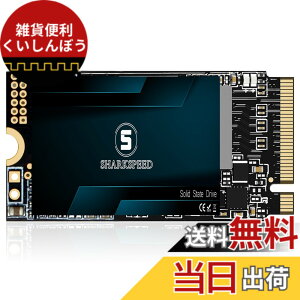�y���������zSSD 1TB M.2 2242 NVMe S SHARKSPEED PCIe Gen3.0x4 �~�jSSD �����^ 3D NAND �ǂݍ��ݍő�2,200MB/s