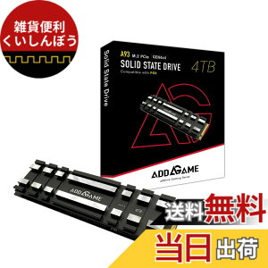 �y���������zaddlink ��p�� Addgame A93 4TB �V�^PS5 / PS5����m�F�ς� M.2 2280 ���� PCIe 4.0 NVMe SSD �q�[�g�V���N ��̌^- TLC DRAM���X Gen4X4 SSD �Ǎ����x 7400 MB/�b ���[�J�[5�N