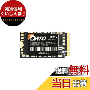 �y���������zDATO�_�g ���� SSD 512GB M.2 2242 PCIe Gen3 x 4 NVMe, �����\���b�h�X�e�[�g�h���C�u, �ő�2500 1700 MBs, �m�[�g�p�\�R�� �^�u���b�g - DP342
