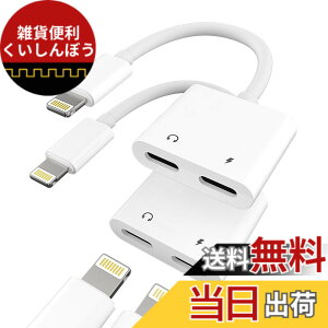 �y���������z�Ή�iPhone�pLightning�C���z���A�_�v�^�[�i2����j�}�C�N�t���h���O�� Apple 14 13 12 11 Pro Max �Ή�iPad Mini�Ή� AUX�ԍڃP�[�u�� �[�d �I�[�f�B�I�A�N�Z�T���[ �w�b�h�z���ϊ���