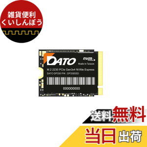 �y���������zDATO 1TB SSD M.2 2230 NVMe 1.3 PCIe Gen3x4 �����\���b�h�X�e�[�g�h���C�u �ő�2500 1700 MBs DP330�V���[�Y
