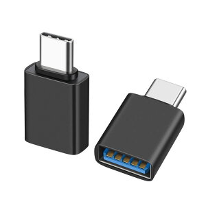 �y���������zSecchuu USB-C & USB 3.2 �ϊ��A�_�v�^ Type C USB-A �ő�10Gbps MacBook Pro / MacBook Air / iPad Pro ���̑� USB-C �[���p 2�Z�b�g (�u���b�N)