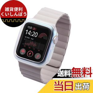 �y���������z�G���R�� Apple Watch SE2 SE Series 6 5 4 40mm �o���p�[ �\�t�g &me �I�[�����N���A AW-23EBPUACR