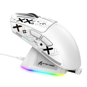 �y���������zMAMBASNAKExATTACK SHARK X11 ���y�ʃQ�[�~���O�}�E�X 60g RGB�}�O�l�b�g�[�d�X�^���h 3���[�h�ڑ� 2.4Ghz/Bluetooth/Type-C �_�u��Bluetooth�`�����l�� 6���x��DPI�ؑ� PAW3311�Z���T�[ HUANO�X�C�b�` Br