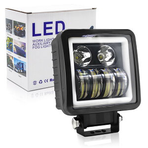 �y���������zLED���[�N���C�g ��Ɠ� 12V 4�ALED 6000k ���p �h���E�h�o�E�ϐk �g���b�N/���z�@�B/��Ǝ� ������ (1�Z�b�g)
