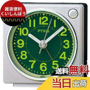 �y���������z�Z�C�R�[�N���b�N(Seiko Clock) �ڊo�܂����v �u�����v �A�i���O �W������������ ��F���^���b�N 65x64x38mm PYXIS �s�N�V�X NR450S