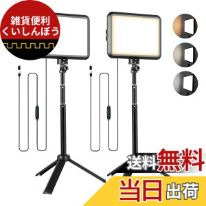 �y���������zNiceVeedi�B�e�p���C�g 2�p�b�NUSB�Ɩ����C�g LED���r�f�I���C�g10�i�K���� 2800K-6500K 280°�p�x���ߒ��߉\ �����^�ѕ֗��ȃ��C�g�Z�b�g �I�����C����c/���ϏƖ�/YouTube/Tik Tok/���C
