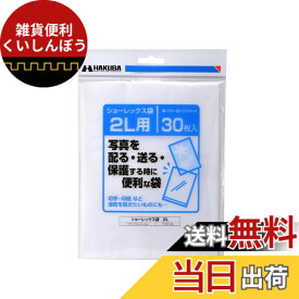 【送料無料】ハクバ HAKUBA 写真袋ショーレックス袋 2Lサイズ (30枚入) 乳白色 写真を配る・送るときにしっかり保護 写真スリーブ P-S1-2L