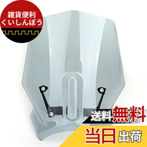 �y���������zBruce & Shark ABS �v���X�`�b�N �I�[�g�o�C �t�����g�K���X �E�C���h�X�N���[�� �p CB125R CB300R 2018-2019�p �O���[ �X�N���[�� �I�[�g�o�C �o�C�N�p