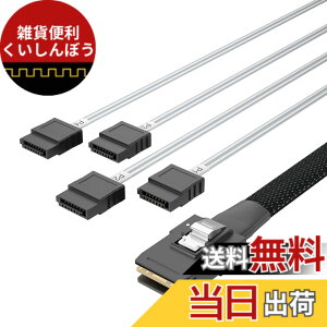 �y���������z10Gtek ���� Mini SAS 36Pin(SFF-8087) �I�X to 4x SATA 7Pin ���X �@���A�E�g �P�[�u��, 0.5���[�g��