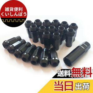 �y���������zGARAGE-K ���[�V���O�i�b�g�Z�b�g �ђ� �X�`�[�� �z�C�[���i�b�g 20�� P1.25 17HEX 48mm �����O ���O�i�b�g �\�P�b�g�t�� JDM USDM (�u���b�N)