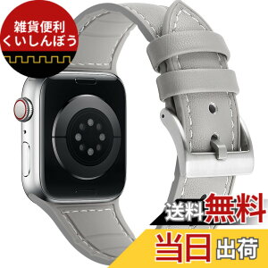 �y���������z�R���p�`�u�� Apple Watch �o���h 41mm 40mm 38mm�A�R���p�`�u��iWatch�ʗp�x���g Apple Watch SE2 SE Series 9/8/7/6/5/4/3/2/1�ɑΉ� ���U�[�V���R����̌^�����X�g���b�v (38mm 40mm 41mm�A�O���[)