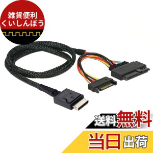 �y���������zchenyang PCIe 4.0 SFF-8611 to SFF-8639 �P�[�u�� SATA�d���t�� U.2 SFF-8639 NVME SSD �}�U�[�{�[�h �����g�� 1.64�t�B�[�g/0.5M