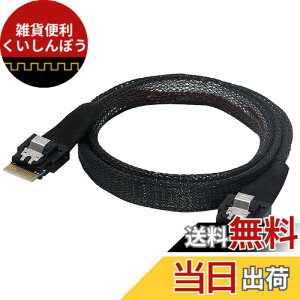 �y���������zCablecc PCI-E �X�������C�� SAS 4.0 SFF-8654 4i 38�s�� �z�X�g - SFF-8654 �X���� SAS �^�[�Q�b�g�P�[�u�� 50cm