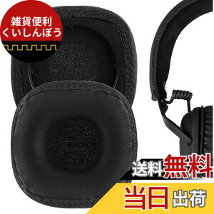 �y���������zGeekria �C���[�p�b�h�݊��� �p�b�h �}�[�V���� Marshal Major III Wired, Major III Bluetooth Wireless, MID ANC �w�b�h�z���ɑΉ� �p�b�h �C���[/�C���[�J�b�v (�v���e�C�����U�[/�u���b�N)