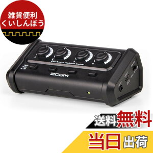 �y���������zZOOM ZHA-4 �n���f�B�w�b�h�z���A���v 4�o�� �X�e���I�~�j(3.5mm)�Ή� �Ɨ��{�����[�����~���[�g�X�C�b�`���� �|�[�^�u���݌v USB-C/�d�r�쓮�Ή�