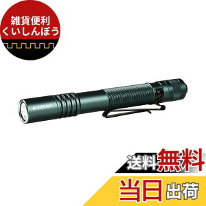 �y���������zACEBEAM Pokelit 2AA �����d�� ����519A LED �����F�� 5000K �����F 600���[���� ���^�y�����C�g �P�O�d�r�Ή� USB-C�[�d�� IP68�h�� ���p�_���ő�13.5�� ���肵���p�t�H�[�}���X led �t���b�V