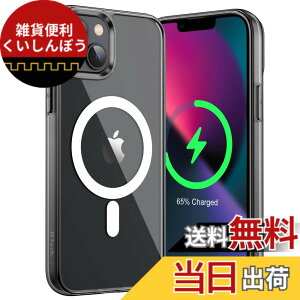 �y���������zJETech iPhone 13 mini �}�O�l�b�g �P�[�X(5.4�C���`�p) MagSafe ���C�����X�[�d�Ή� �Ռ��z�� �o���p�[�J�o�[ �����h�~ �����o�b�N (�u���b�N)