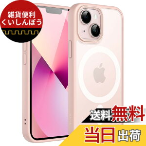�y���������zJETech iPhone 13 mini 5.4�C���`�p �}�O�l�b�g �P�[�X MagSafe�ɑΉ� �������̃}�b�g�w�� ���^ �ϏՌ� �J�o�[ (�`���[�N�s���N)