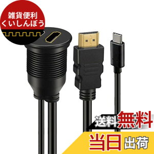 �y���������zxiwai 2�|�[�g �h�� �h�o USB-C Type-C USB 2.0 & HDMI 4K ���b�`�}�E���g �t���b�V���P�[�u�� ���� �_�b�V���p�l���p 3.3�t�B�[�g