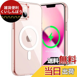 �y���������zJETech iPhone 13 mini �}�O�l�b�g �P�[�X(5.4�C���`�p) MagSafe ���C�����X�[�d�Ή� �Ռ��z�� �o���p�[�J�o�[ �����h�~ �����o�b�N (�s���N)