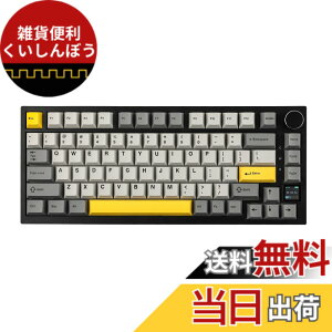 �y���������zEPOMAKER Ajazz AK820 Pro �Q�[�~���O�L�[�{�[�h 75% �K�X�P�b�g���� ���J�j�J���L�[�{�[�h TFT�X�N���[�� 3���[�h(Bluetooth 5.1/2.4G���C�����X&Type-C�L��) �����t�H�[������ (Grey, Ajazz Gift Swit