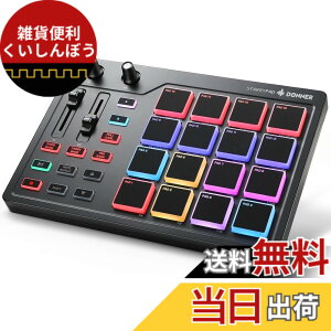 �y���������zDonner MIDI�R���g���[���[ 16�p�b�h USB Type-c ���y���� �o�b�N���C�g�t�� ���{��戵������ STARRYPAD
