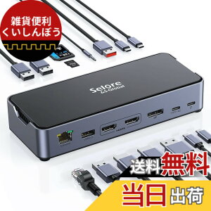 �y���������z�y15 in 1�P�ꃂ�j�^8K�Ή��zUSB C �h�b�L���O�X�e�[�V���� type c 2*HDMI 4K �f���A�� �g���v���f�B�X�v���C100W �}���[�d DP/�L��LAN RJ45/3.5mm �I�[�f�B�I�W���b�N/USB-A 3.1/3.0/2*USB-C 3.1/PD+SD&