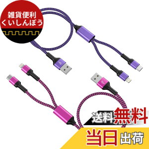 �y���������z2�C��1 �[�d�P�[�u�� Lightning&USB-C �u2�{�g/1.2M�v �ő�5.4A�}���[�d 2�� �}���`�P�[�u�� Haoano 2in1 �[�d�R�[�h Type-C USB�P�[�u�� 2�䓯�����d�\ iPhone 17 Pro Max/16/1514/13/12/SE/iPad Air/Mini/Ga