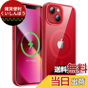 �y���������zJETech iPhone 13 mini 5.4�C���`�p �}�O�l�b�g �P�[�X MagSafe�ɑΉ� �Ռ��z�� �o���p�[�J�o�[ �\���b�h�J���[�}�b�gTPU�t���[�� �����h�~ �N���A�o�b�N (���b�h)