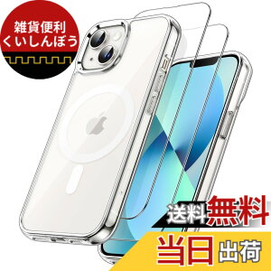 �y���������zJETech 3 in 1 iPhone 13 mini 5.4 �C���`�p �}�O�l�b�g �P�[�X 2�������K���X�t�B�����t�� MagSafe�Ή� �ϏՌ��o���p�[ �X�}�z�J�o�[ (�N���A)