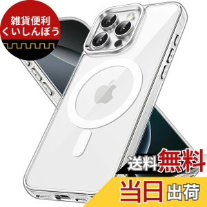 �y���������zJETech iPhone 16 Pro Max 6.9�C���`�p �}�O�l�b�g �P�[�X MagSafe�Ή� �Ռ��z�� �o���p�[�J�o�[ �����h�~ �N���A�o�b�N (�N���A)