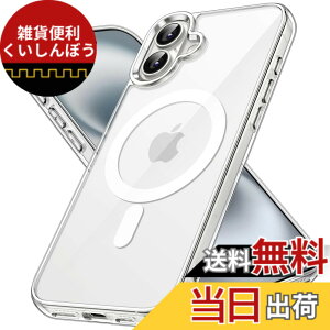 �y���������zJETech iPhone 16 Plus 6.7�C���`�p �}�O�l�b�g �P�[�X MagSafe�Ή� �Ռ��z�� �o���p�[�J�o�[ �����h�~ �N���A�o�b�N (�N���A)