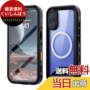 �y���������ziPhone 16 Plus �P�[�X ���S�h�� Magsafe�Ή� �X�g���b�v�t�� �h���P�[�X �J�o�[ �N���A ���� �A�C�t�H��16 �v���X�S�ʃJ�o�[ ��� �ϏՌ� ���ʃP�[�X �t����ʕی� �A�E�g�h�A,�u���b