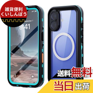 �y���������ziPhone 16 Plus �P�[�X ���S�h�� Magsafe�Ή� �X�g���b�v�t�� �h���P�[�X �J�o�[ �N���A ���� �A�C�t�H��16 �v���X�S�ʃJ�o�[ ��� �ϏՌ� ���ʃP�[�X �t����ʕی� �A�E�g�h�A,�u���[