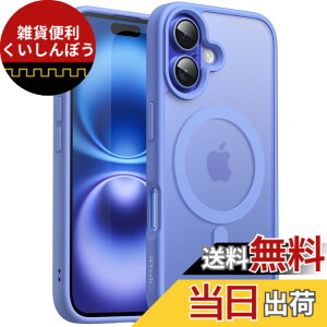 �y���������zJETech iPhone 16 Plus 6.7�C���`�p �}�O�l�b�g �P�[�X MagSafe�ɑΉ� �������̃}�b�g�w�� ���^ �ϏՌ� �J�o�[ (�E���g���}����)
