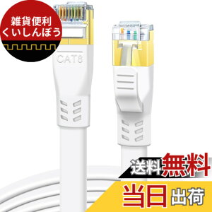 �y���������zDDMALL CAT8 �C�[�T�l�b�g�P�[�u�� 30m�A���� 40Gbps 2000MHz �V�[���h�A�t���b�g �M�K�r�b�g �l�b�g���[�N LAN �p�b�`�R�[�h RJ45 �R�l�N�^�t���A�Q�[���APS5�APS4�APS3�AX Box�A���[�^�[�A